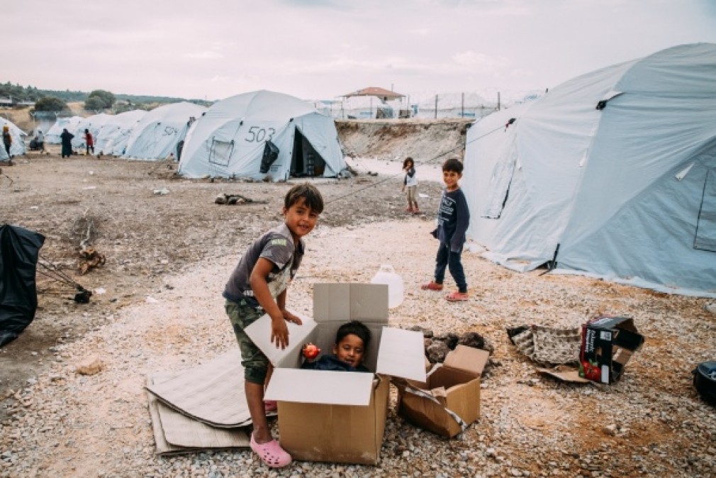 Kinder in Flüchtlingslager © Alea Horst.